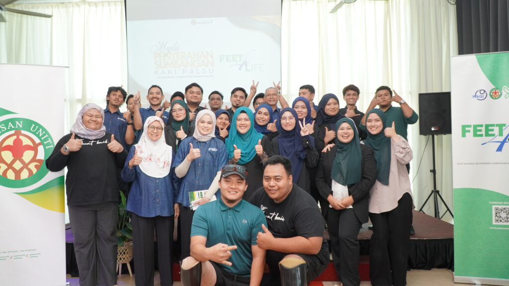 Majlis Penyerahan Sumbangan Kaki Palsu Feet4Life oleh Yayasan UNITI bersama Yayasan PETRONAS